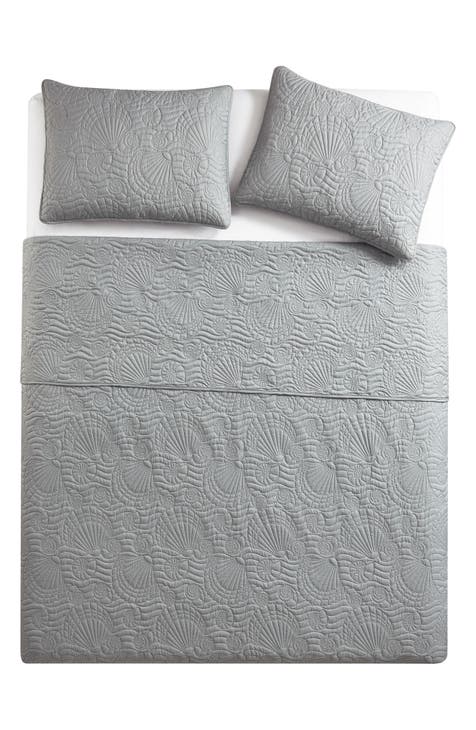 Ocean Solid 3-Piece Quilt Set