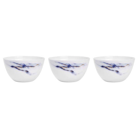 Marble Azure Nut - Olive Bowl / All Purpose, Set of 3