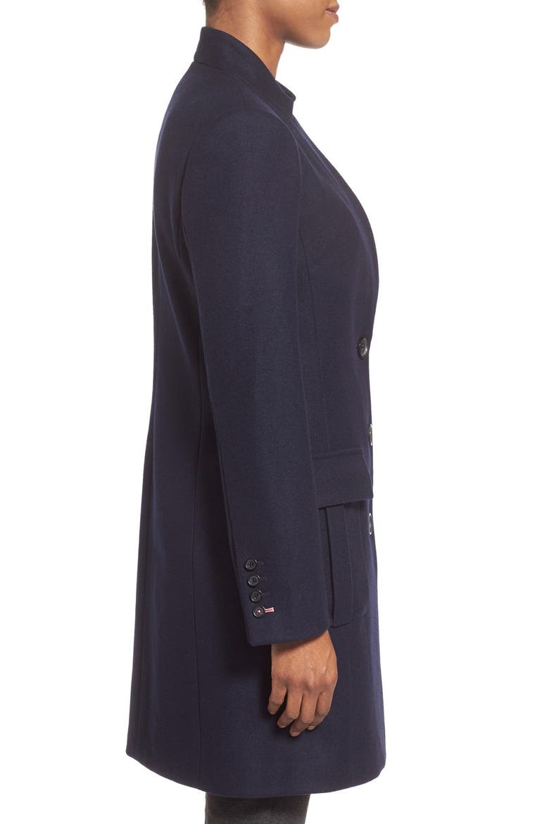 Wool Car Coat, Alternate, color, NAVY