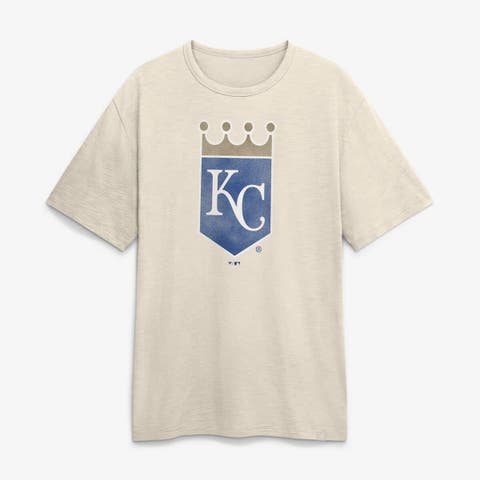 Men's Fanatics Cream Kansas City Royals Stadium Slub T-Shirt