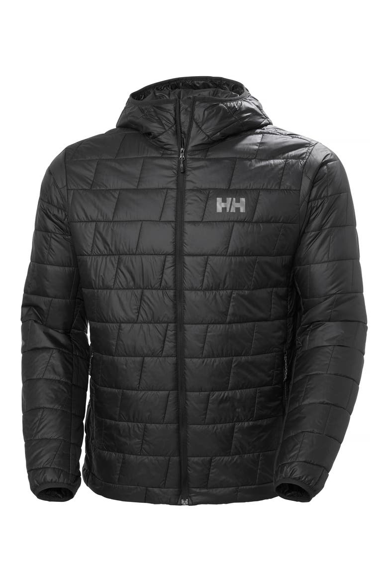 Lifaloft Hooded Insulator Jacket, Alternate, color, BLACK