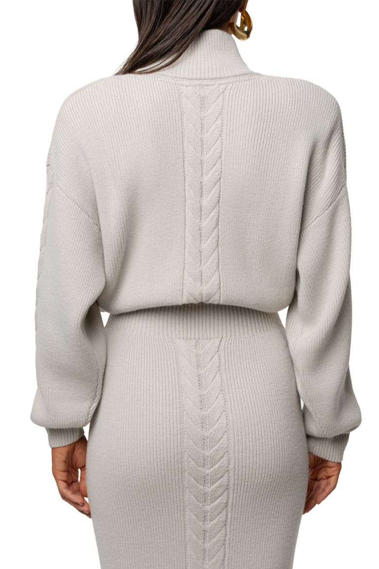 Cozy Intentions Ribbed Dress, Alternate, color, Stone