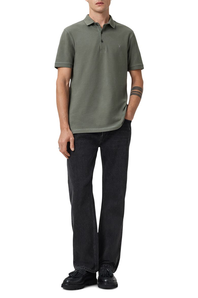 Reform Cotton Piqué Polo, Alternate, color, GASTOR GREEN