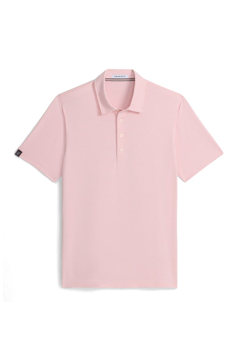 Sand Stripe Polo, Alternate, color, Blush