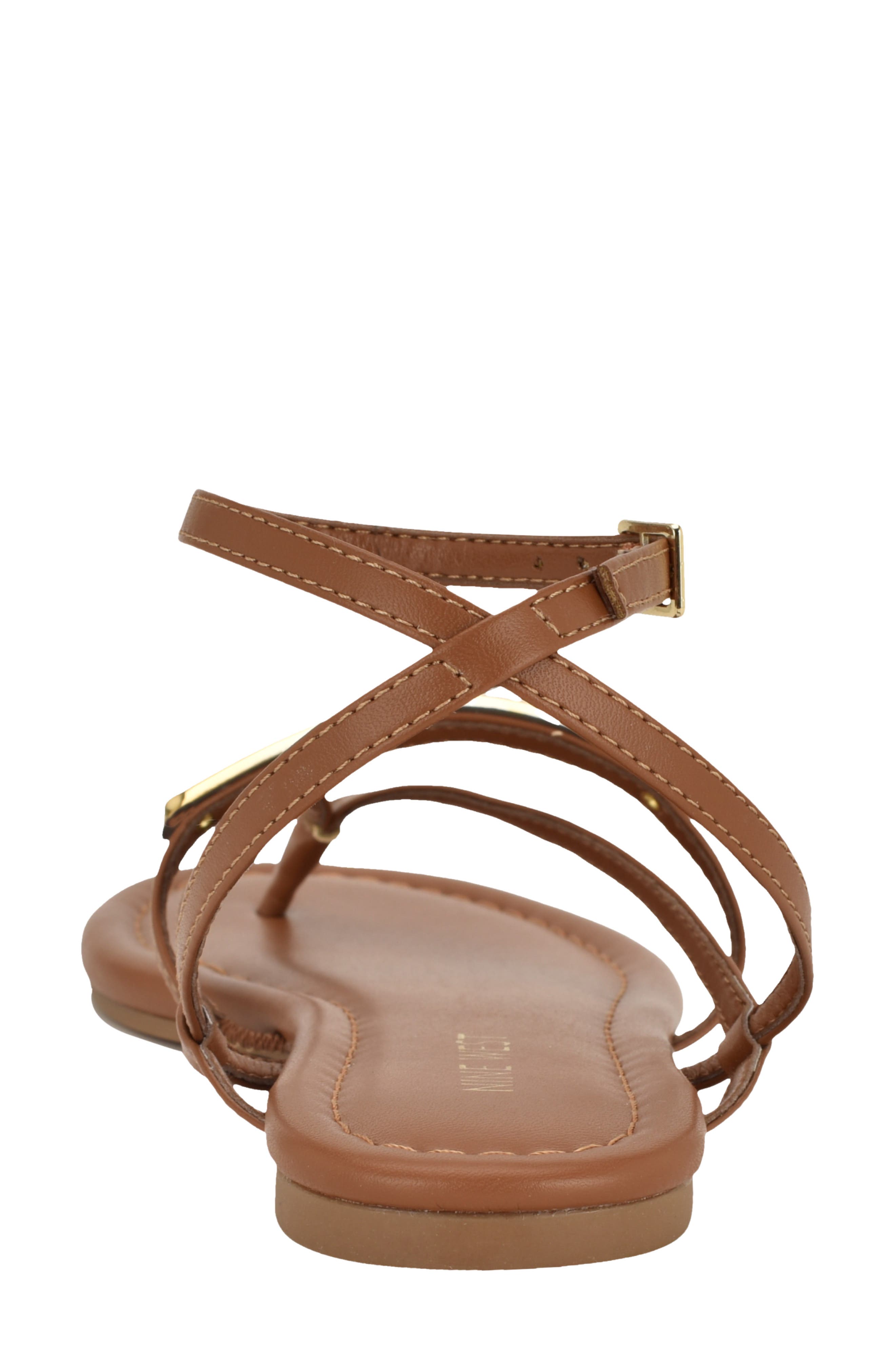Bretta Ankle Strap Sandal, Alternate, color, MEDIUM BROWN