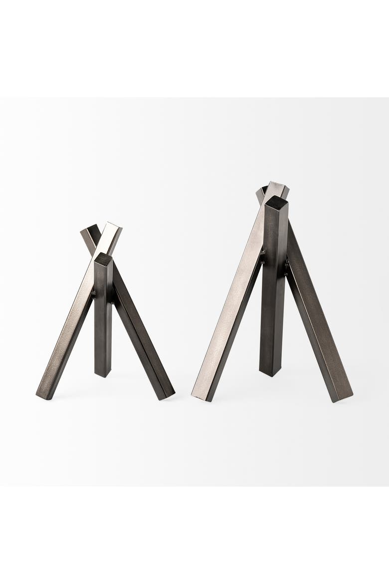 Bastian Metal Abstract Object, Alternate, color, Grey