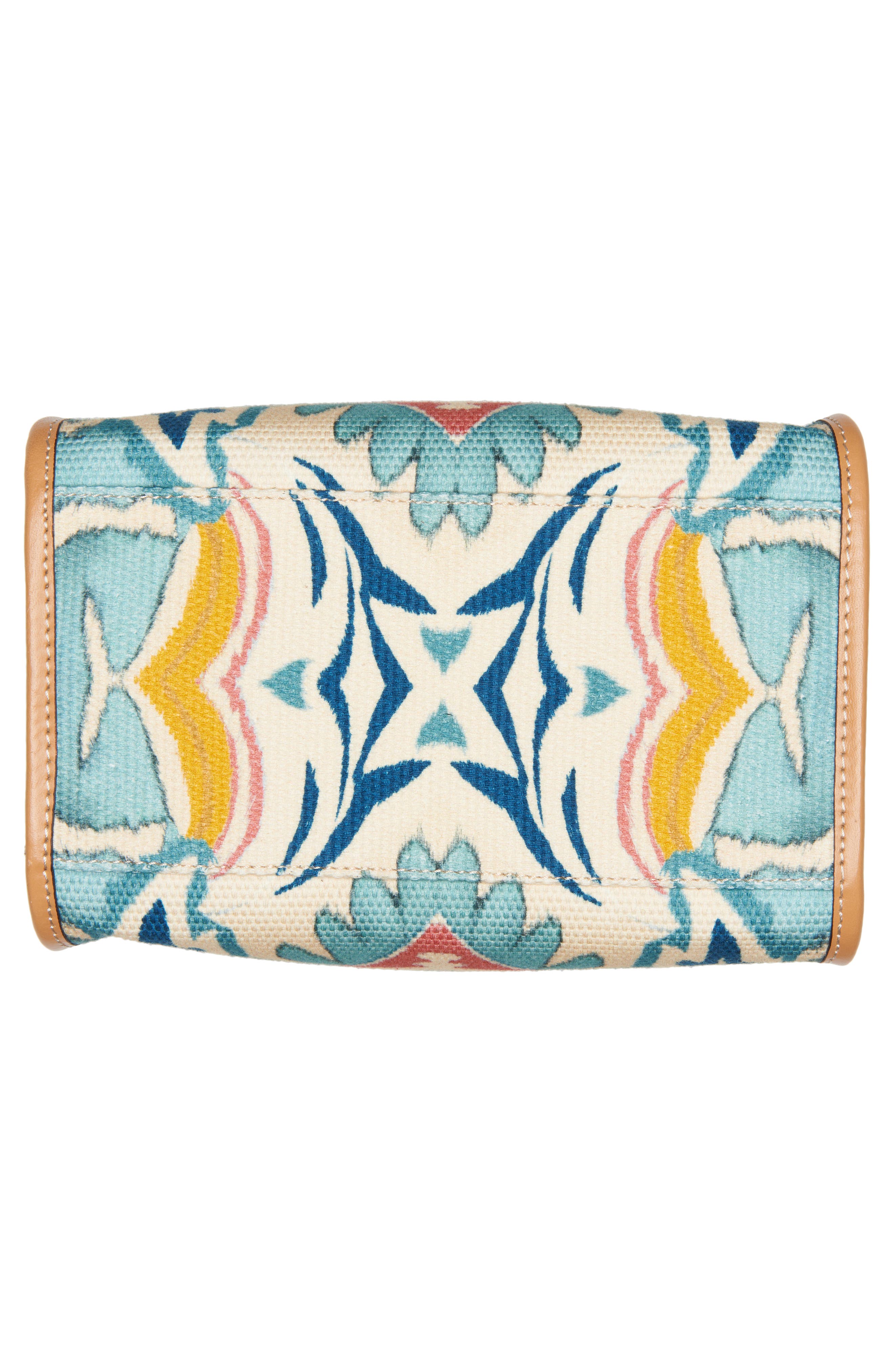 Etro Globetrotter Heart Print Shopping Tote, Alternate, color, 