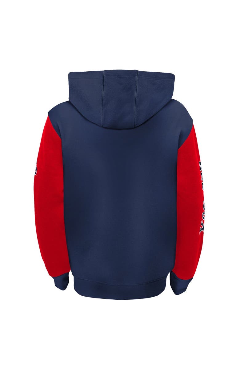 Outerstuff Youth Fanatics Navy/Red Boston Red Sox Postcard Full-Zip Hoodie Jacket, Alternate, color, 