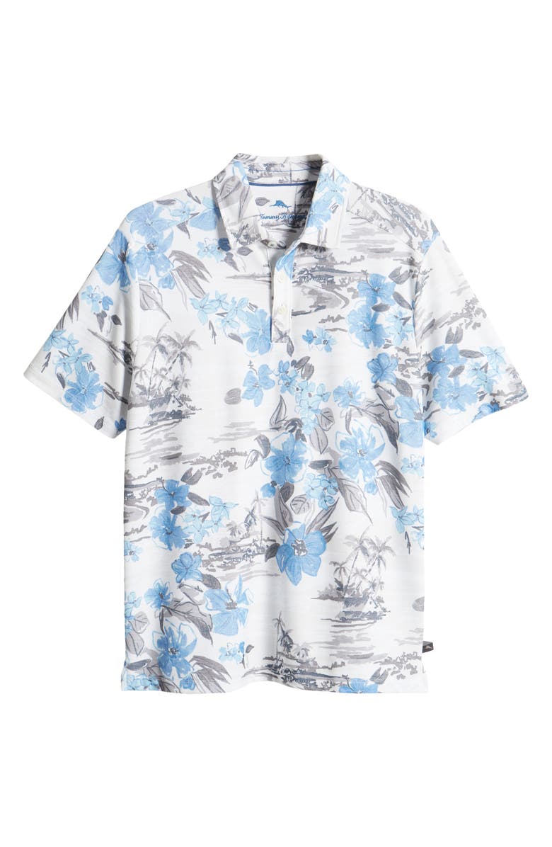 Tommy Bahama Waikiki Waves Floral IslandZone<sup>®</sup> Piqué Polo, Alternate, color, 