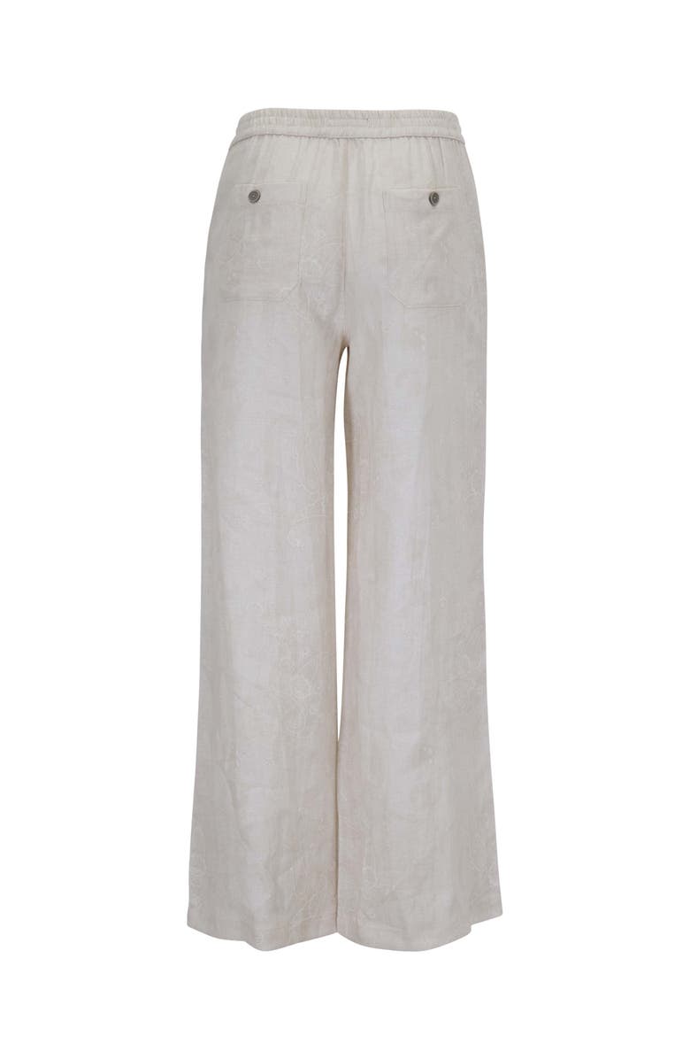 Lords of Harlech Paisley Explosion Womens Wide-leg Pant, Main, color, Paisley Explosion Ivory