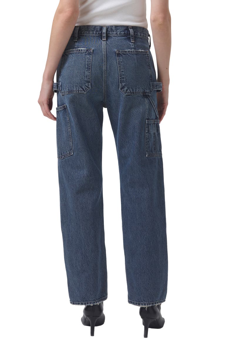 AGOLDE Rami High Waist Carpenter Jeans, Alternate, color,