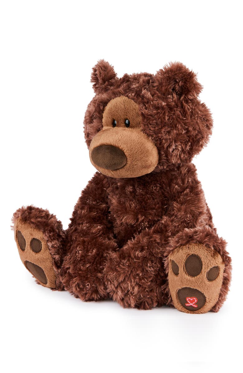 Gund Philbin Bear Plush Stuffed Toy, Alternate, color, Brown