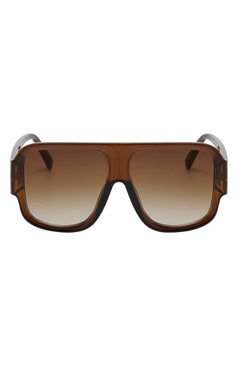 Rosie 57mm Polarized Aviator Sunglasses