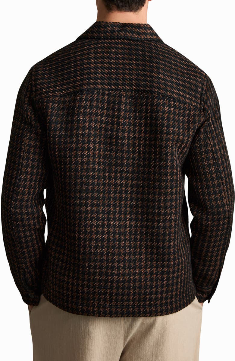 Reiss Kirk Houndstooth Shirt Jacket, Alternate, color, 
