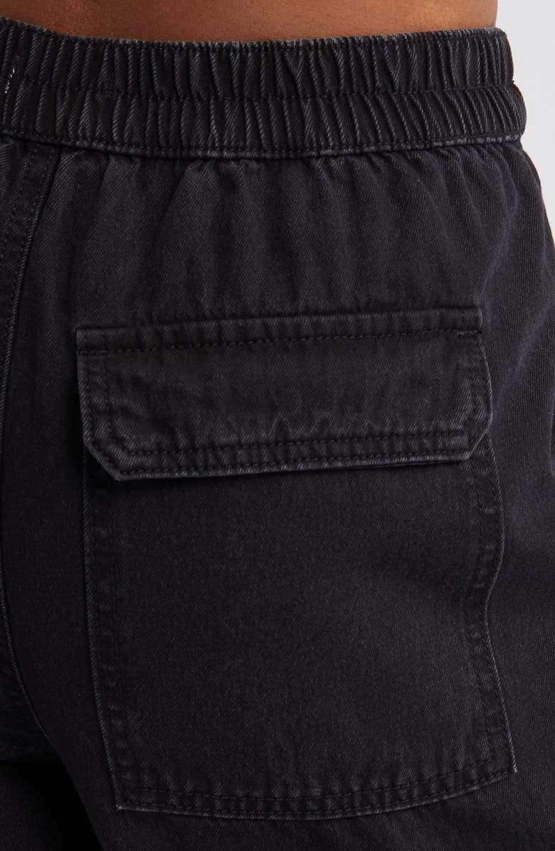 BP. Elastic Waist Wide Leg Carpenter Jeans, Alternate, color,