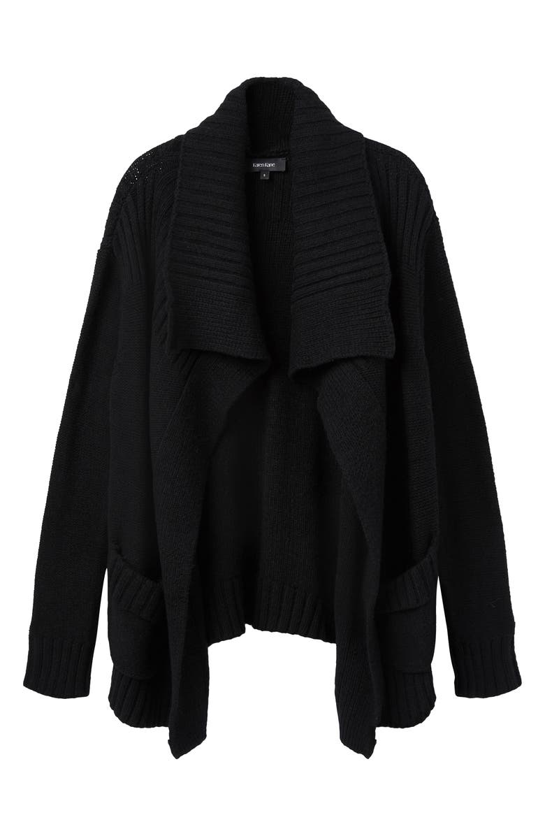 Karen Kane Shawl Collar Open Cardigan, Alternate, color, 