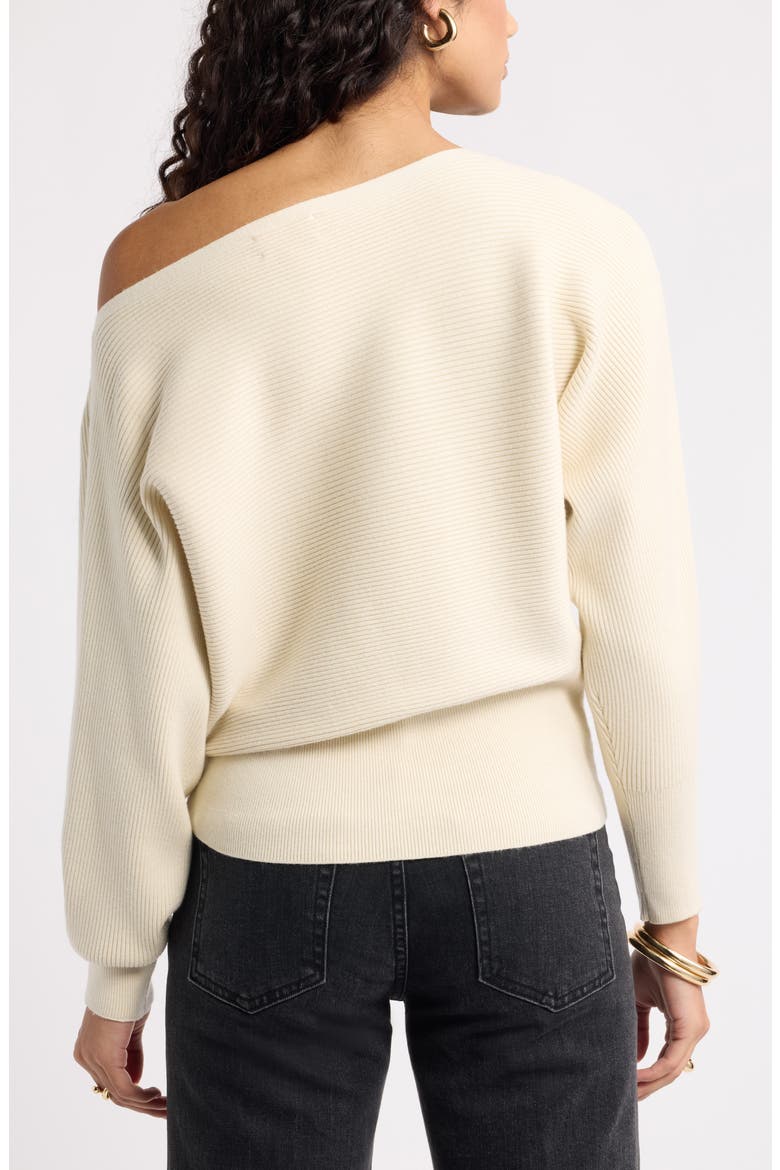 Softluxe Off the Shoulder Sweater, Alternate, color, IVORY DOVE