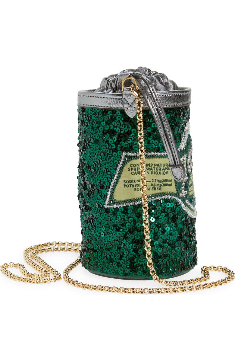 Anya Hindmarch Perrier Sequin Satin Crossbody Bag, Alternate, color,