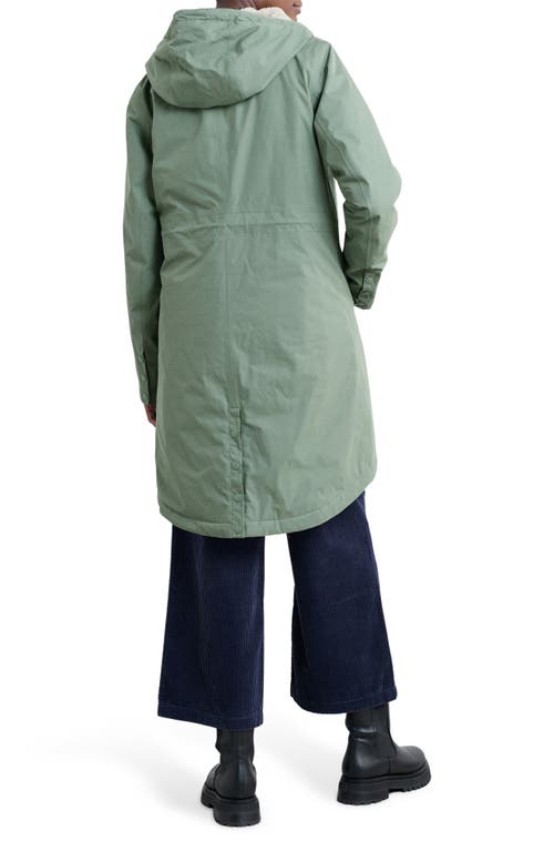 Seasalt Cornwall Plant Hunter Waterproof Hooded Coat In Green