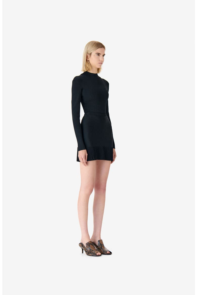 Fannya Knit Skirt, Alternate, color, Black