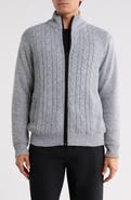 TOM BAINE Full Zip Sweater