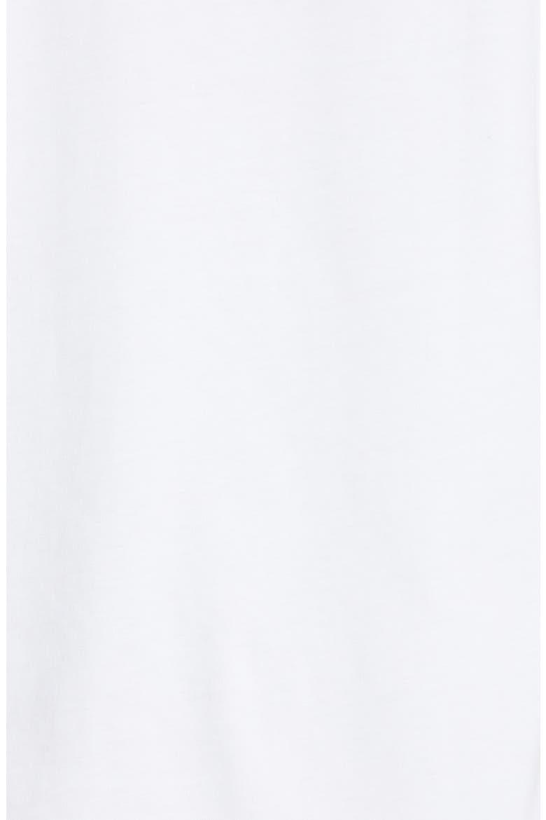 Embroidered Logo Oversize Organic Cotton T-Shirt, Alternate, color, WHITE