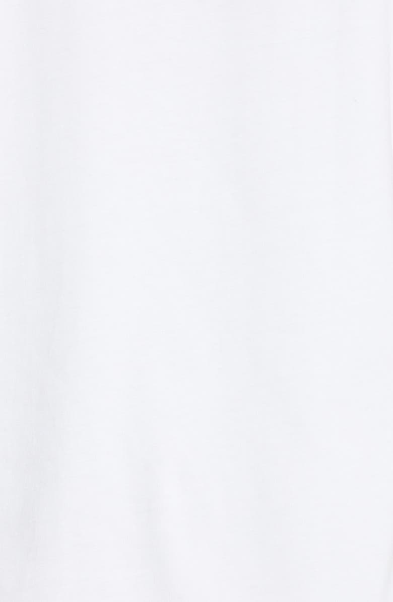 Marine Serre Embroidered Logo Oversize Organic Cotton T-Shirt, Alternate, color, 