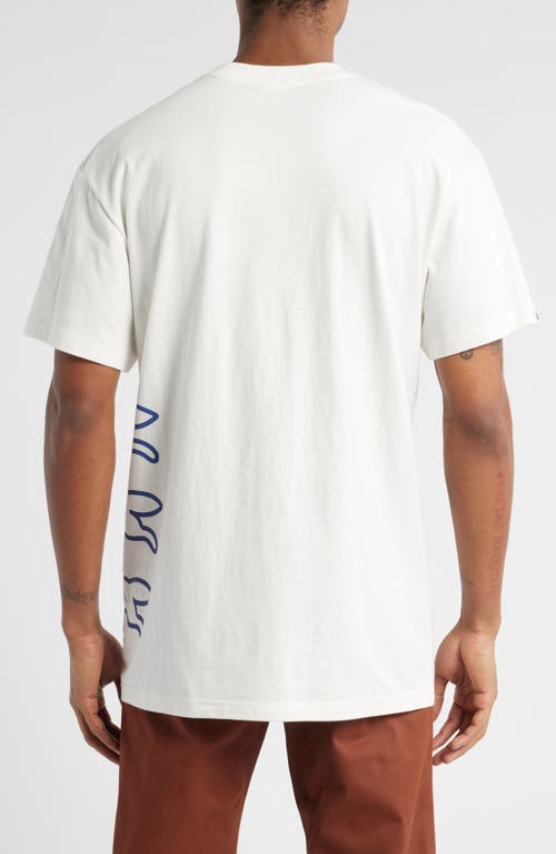 Icecream Oversize Spray Graphic T-shirt In White