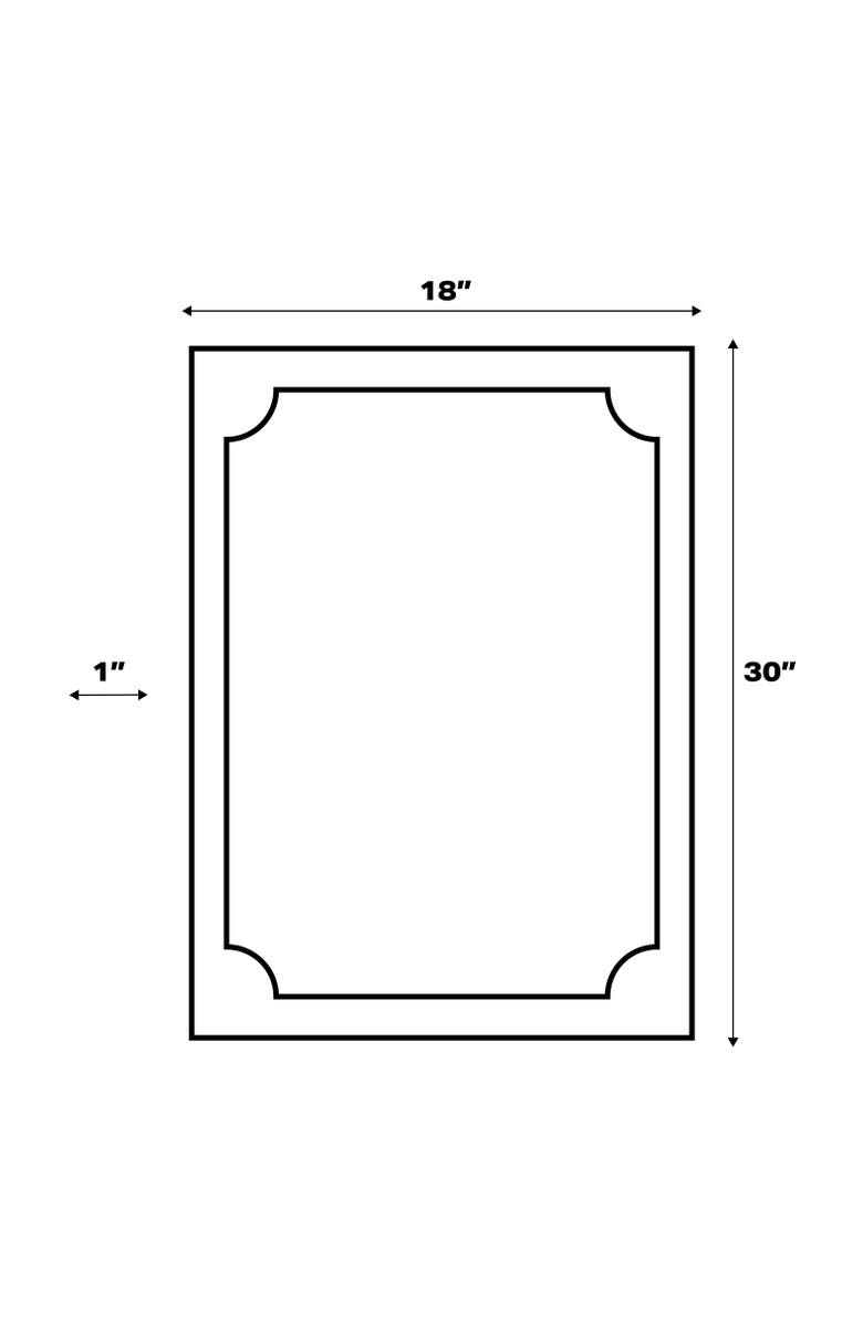 JONATHAN Y Maeve Classic Coastal Scalloped Basketweave Coir Indoor/Outdoor DoorMat, Alternate, color, Gray/Bleach