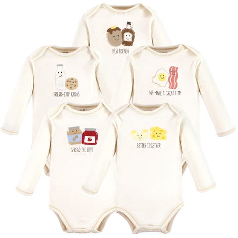 Organic Cotton Long-sleeve Bodysuits
