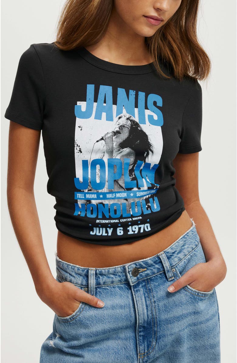 Cotton On Women's Fitted Lcn Graphic Longline Tee, Main, color, 