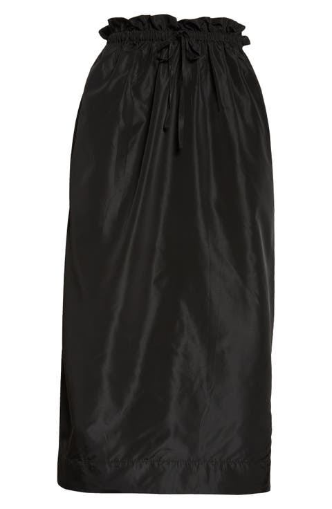 Gathered Waist Tulip Skirt