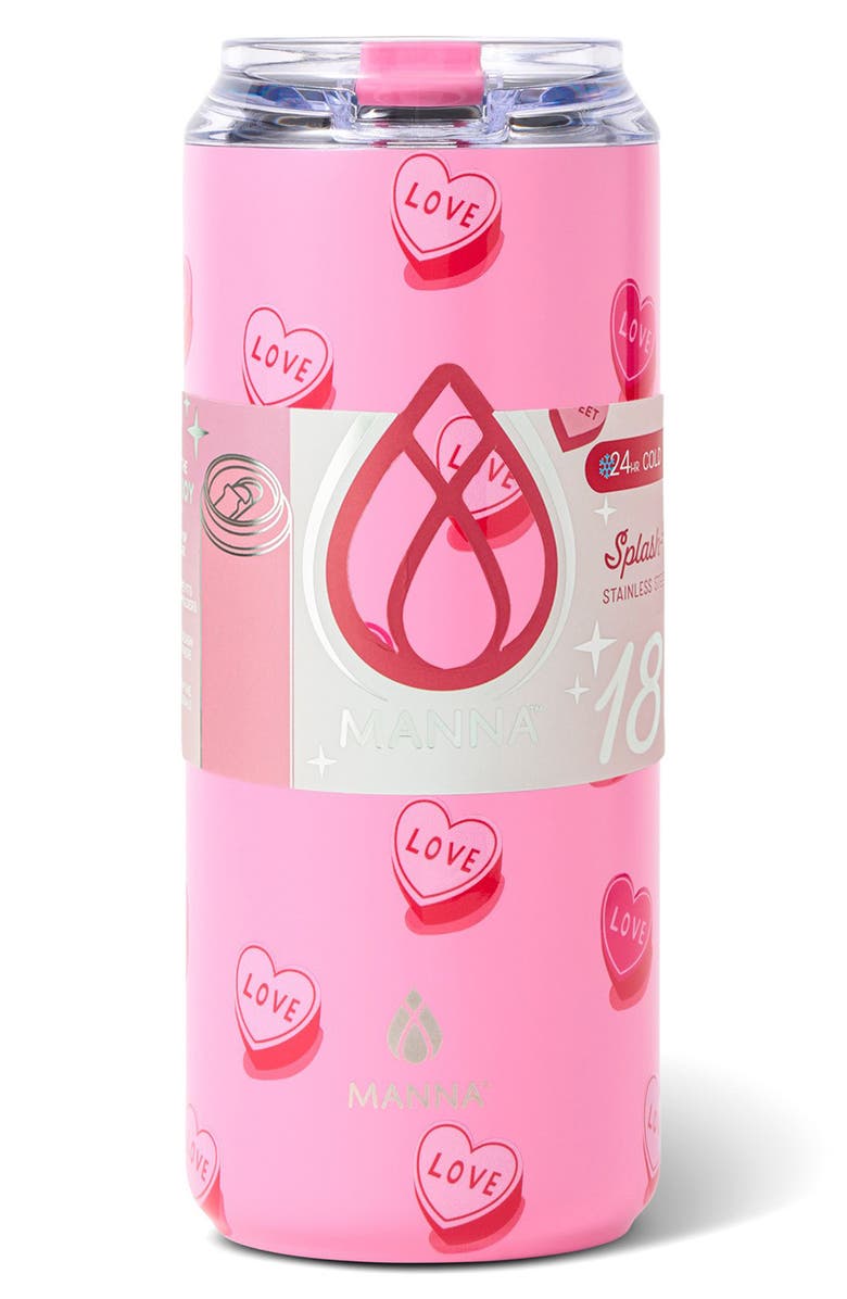 MANNA 18-Ounce Candy Heart Tallboy Tumbler, Alternate, color, Multi