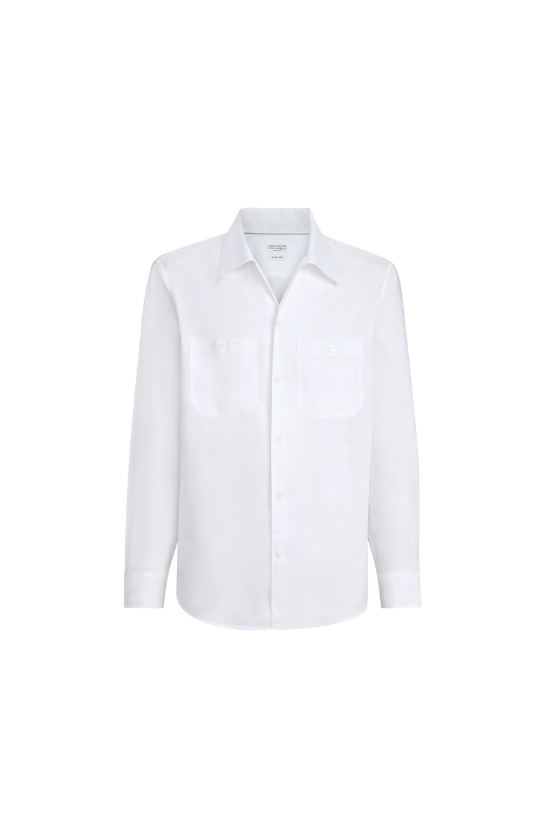 Brunello Cucinelli Shirt with chest pockets, Main, color, White