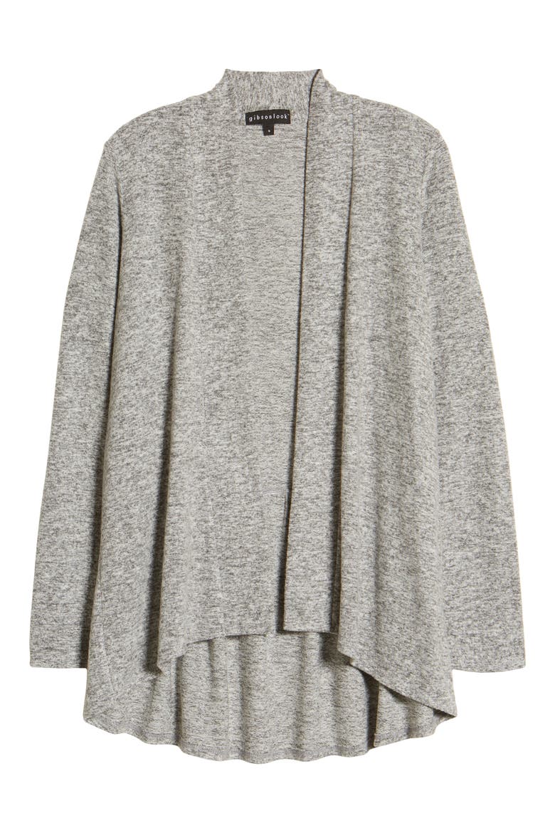 Open Front Cardigan, Alternate, color, H GREY