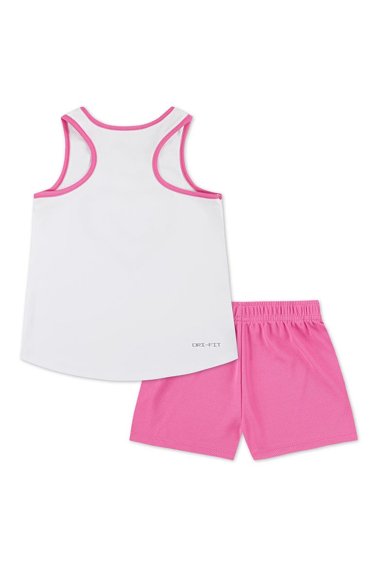 Kids' Happy Camper Tank & Shorts Set, Alternate, color, WHITE WITH PLAYFUL PINK
