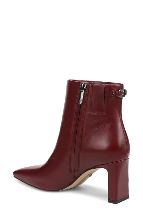 Sam Edelman Saige Bootie In Burgundy
