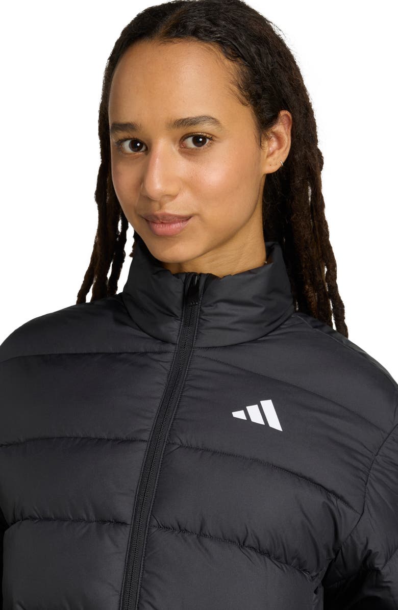 adidas CLIMAWARM 3-Stripes Puffer Jacket, Alternate, color, Black