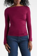 Renee C Boat Neck Knit Top