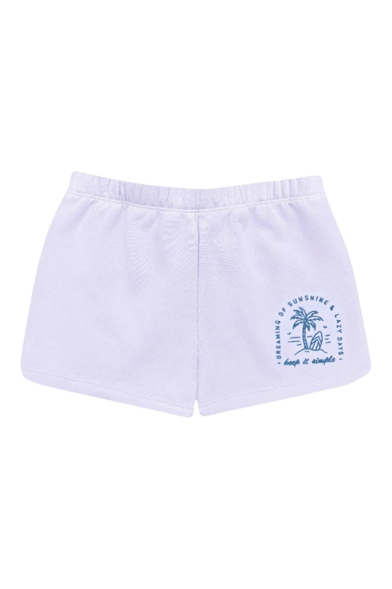 Kids' Cloud Soft Dophin Shorts, Main, color, LILAC DENIM