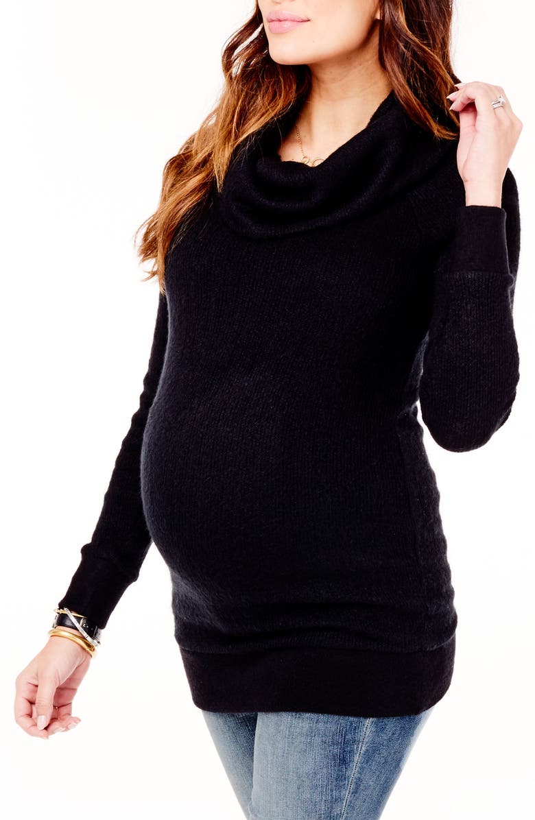 Ingrid & Isabel<sup>®</sup> Cowl Neck Maternity Sweater, Alternate, color,