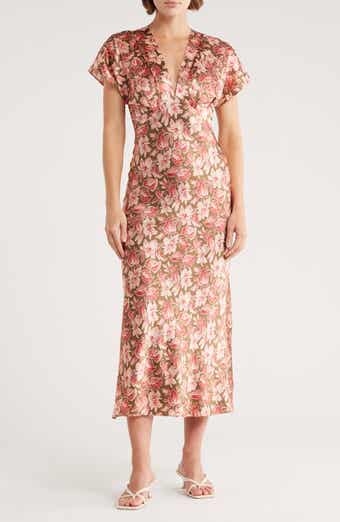 Veronica Beard Seymour Cap Sleeve Midi Dress