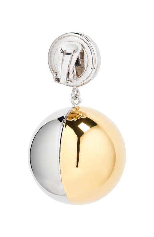 Rabanne Two-tone Ball Clip-on Earrings In Multi