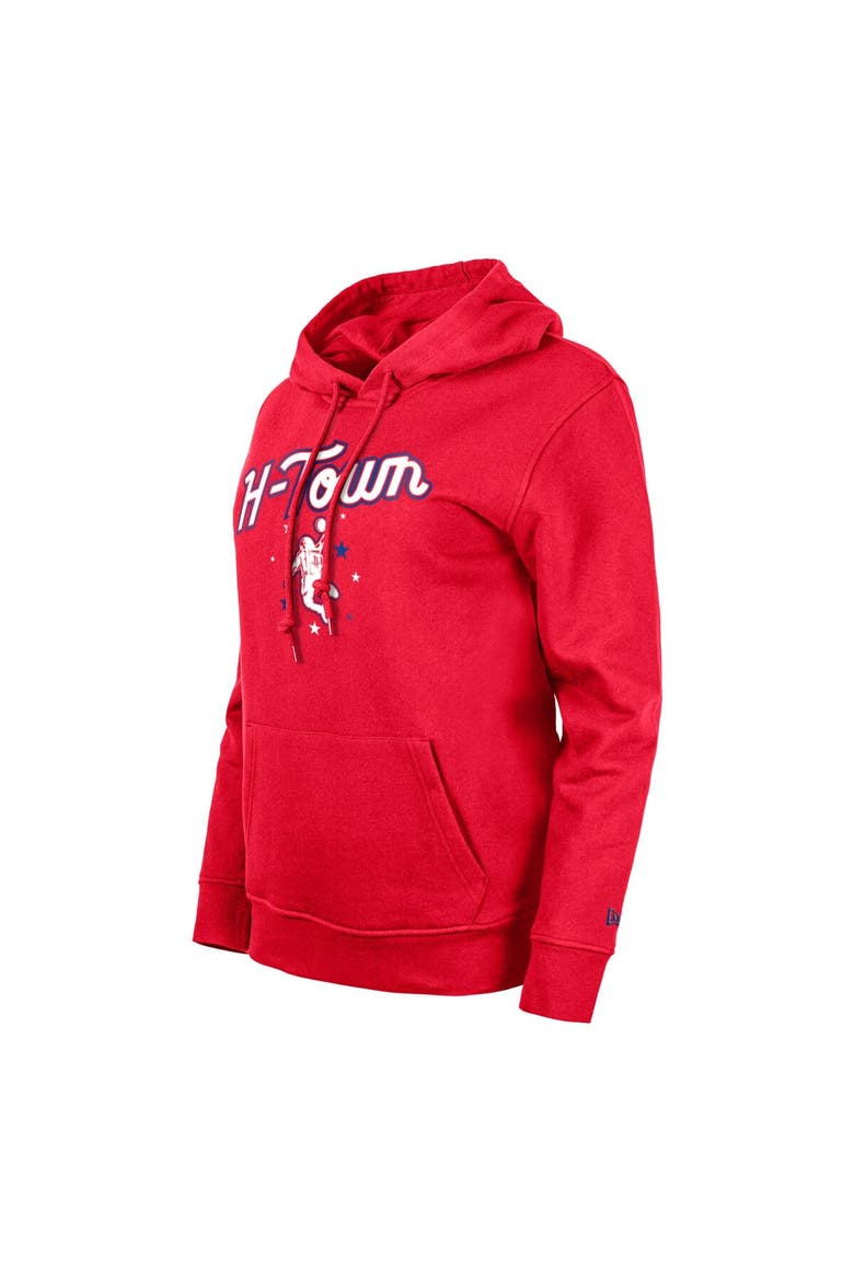 Women's New Era Red Houston Rockets 2023/24 City Edition Pullover Hoodie, Alternate, color, Red