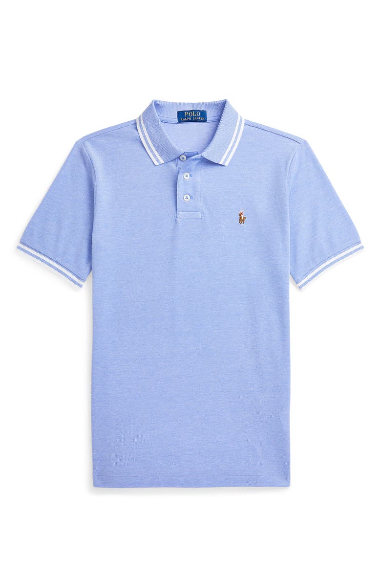 Polo Ralph Lauren Kids' Tipped Cotton Piqué Polo, Main, color, 