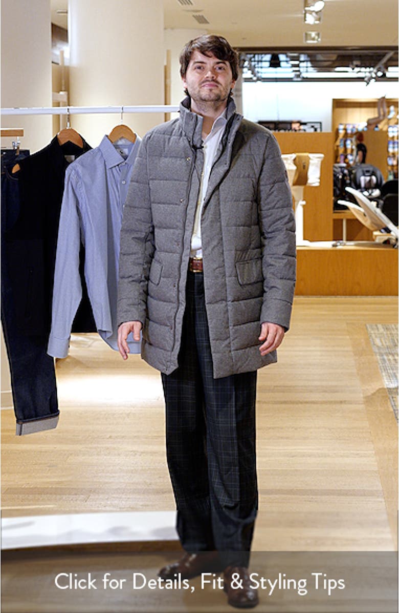 Gordon Puffer Jacket with Stowaway Hood, sales video thumbnail