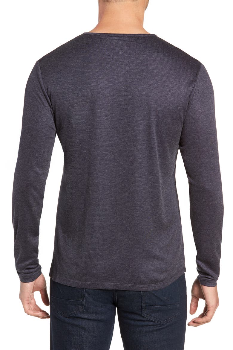 Regular Fit Henley, Alternate, color, NAVY