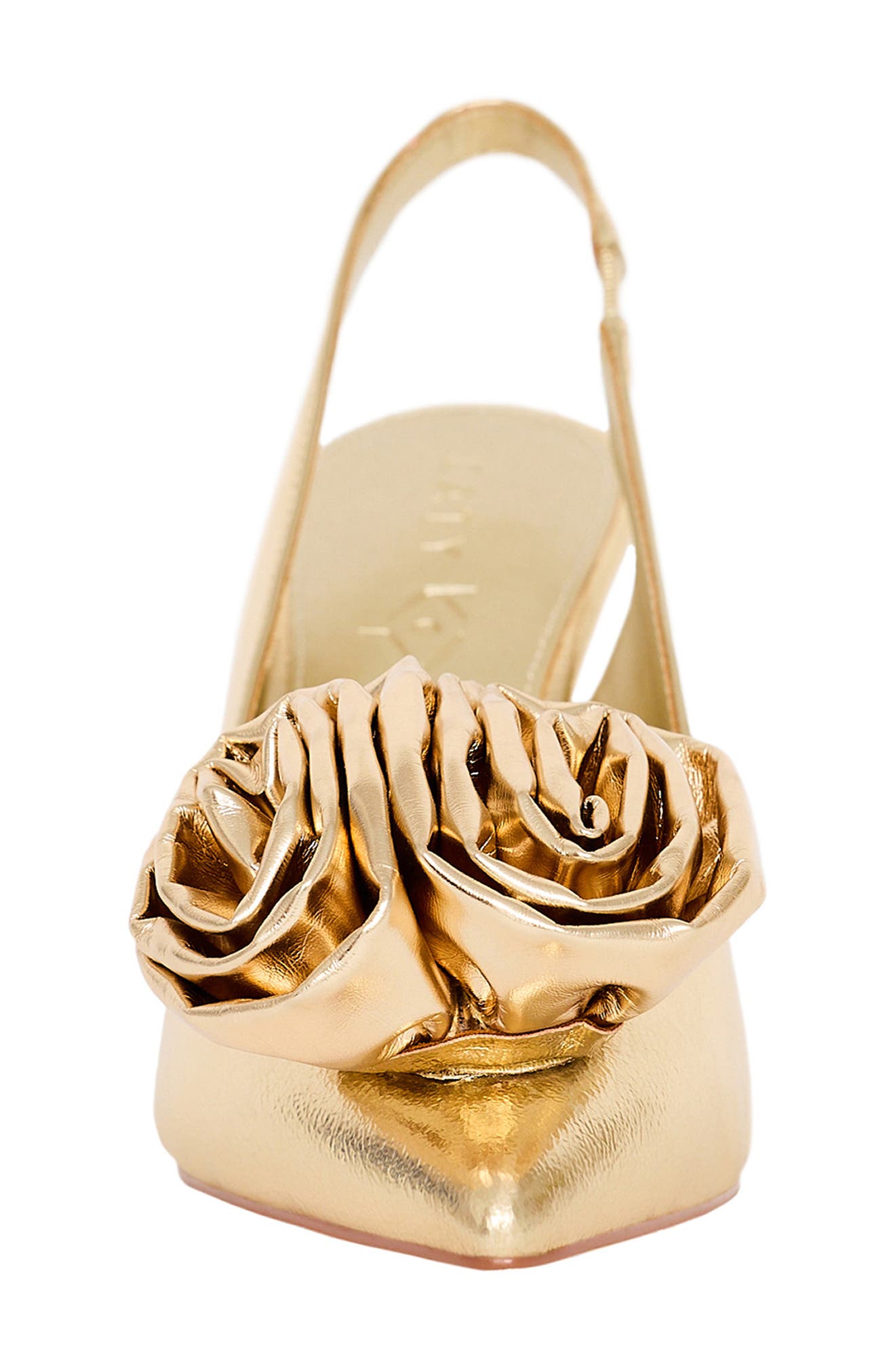 Katy Perry The Laterr Pointed Toe Slingback Pump, Alternate, color, Gold