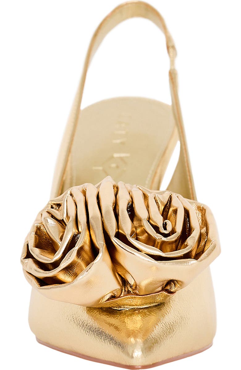 Katy Perry The Laterr Pointed Toe Slingback Pump, Alternate, color, Gold