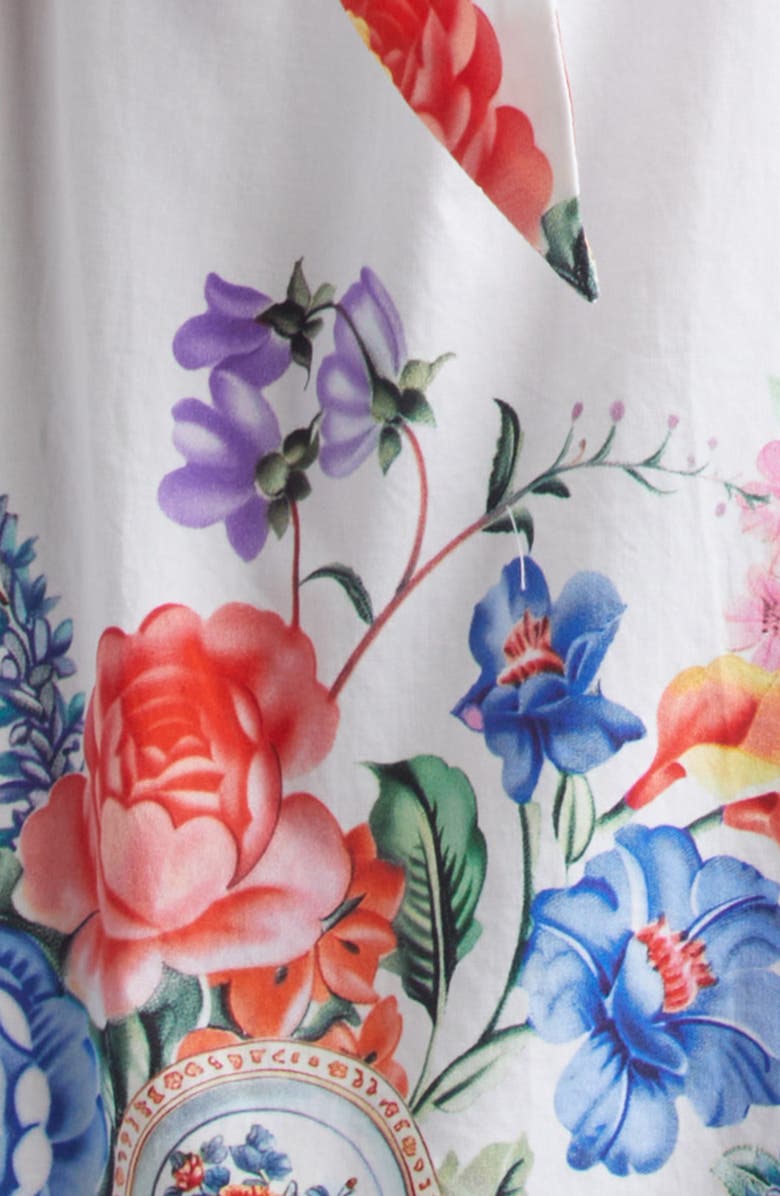 Camilla I Left My Heart in Granada Print Stretch Cotton Poplin Midi Dress, Alternate, color, I Left My Heart In Granada